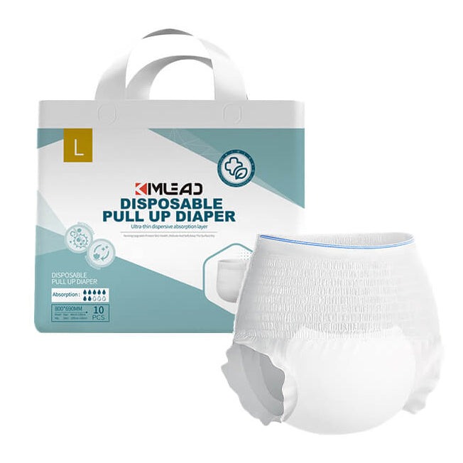 soft breathable adult incontinence pull up pants comfortable waist fit