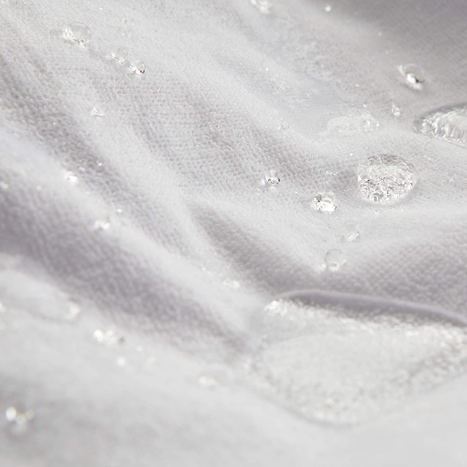 Soft breathable waterproof bed cover with fitted skirt by CarePoint